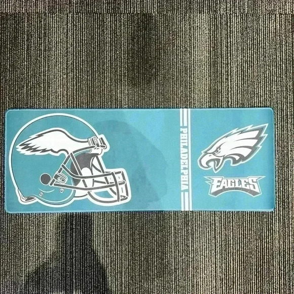 Philadelphia Eagles extra large Mouse Pad Blue & White/ Perfect for gaming! - Picture 1 of 6